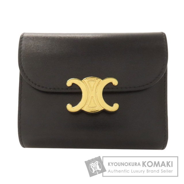 セリーヌ 二つ折り財布（小銭入れあり） トリオンフ フラップ