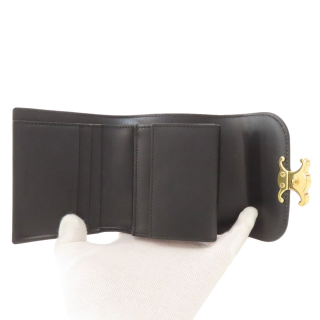 CELINE セリーヌ トリオンフ フラップ 二つ折り財布（小銭入れあり