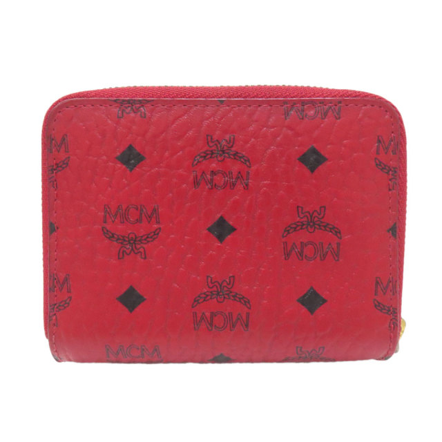 MCM エムシーエム ロゴ 二つ折り財布（小銭入れあり） PVC レディース