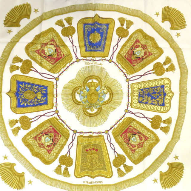 HERMES エルメス カレ90 サーベル飾袋 スカーフ シルク レディース