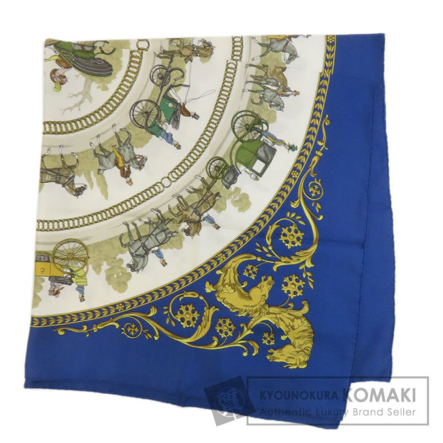 エルメス スカーフ カレ90 ロンシャンへの散歩