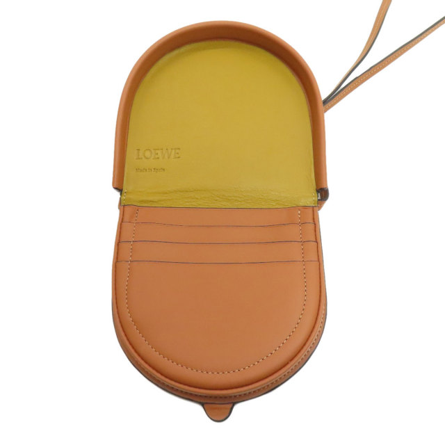 LOEWE ロエベ アナグラム ショルダーバッグ レザー レディース [中古