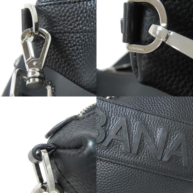 ⭐️ 極美品 ドルチェ ＆ ガッバーナ ロゴ トート ショルダー バッグ ブラック DOLCE&GABBANA (ドルチェ ＆ ガッバーナ) ロゴ ショルダー トート