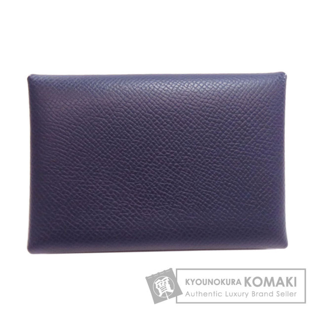HERMES エルメス カルヴィ シルバー金具 カードケース エプソン