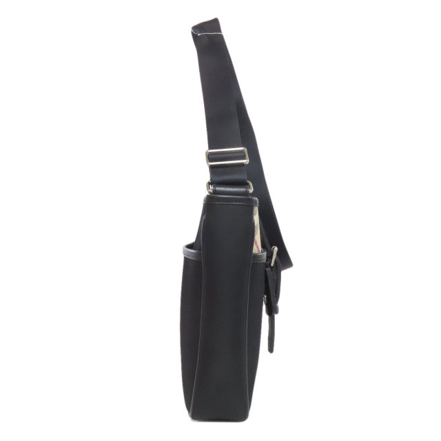 バーバリー ナイロン ショルダーバッグ ノバチェック ブラック 斜めがけ可 BURBERRY バーバリー ノバチェック ショルダーバッグ ナイロン