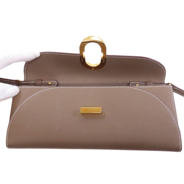 HERMES エルメス シェーヌダンクル トゥー・ゴー エトープ ゴールド金具 長財布（小銭入れなし） エプソン レディース [中古] HERMES エルメス シェーヌダンクル トゥー・ゴー エトープ ゴールド