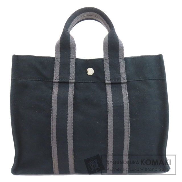 HERMES エルメス サックフールトゥPM ハンドバッグ キャンバス