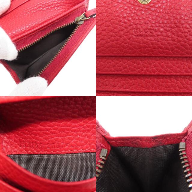 GUCCI グッチ 453169 アニマリエ 二つ折り財布（小銭入れあり） カーフ