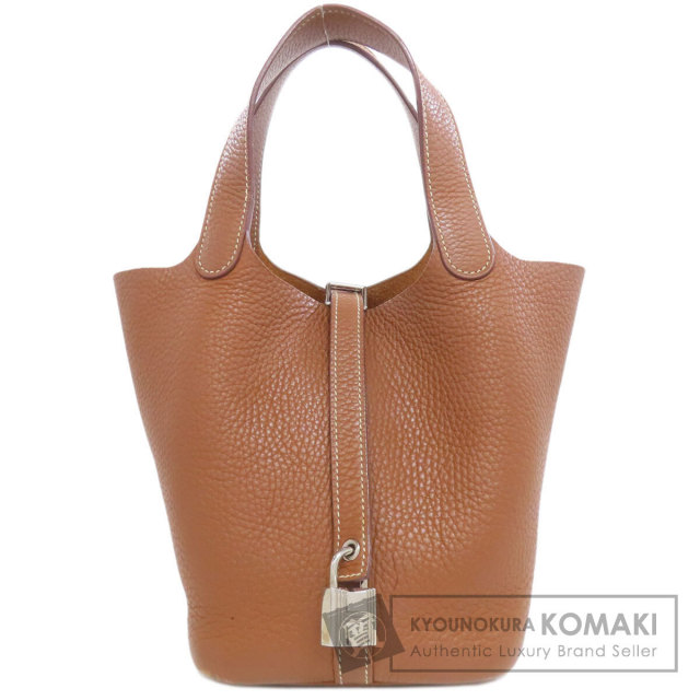 エルメス ハンドバッグ ピコタンロックPM ゴールド シルバー金具