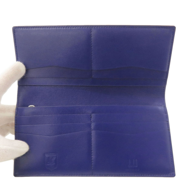 【新品】dunhill ダンヒル JFA 日本代表 レザー長財布 サムライブルー 25周年 サムライ ブルー □ 国内正規 新品37,400円【 dunhill