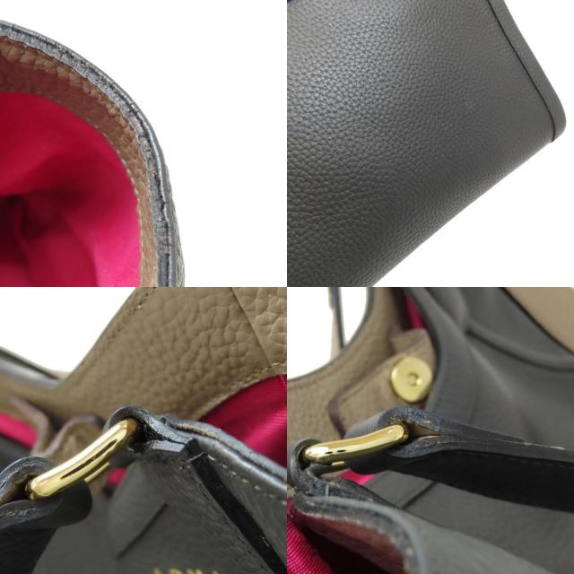 ADMJ エーディーエムジェイ ロゴ ハンドバッグ レザー レディース