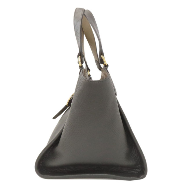 ADMJ エーディーエムジェイ ロゴ ハンドバッグ レザー レディース