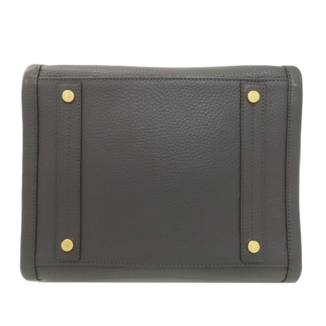 ADMJ エーディーエムジェイ ロゴ ハンドバッグ レザー レディース