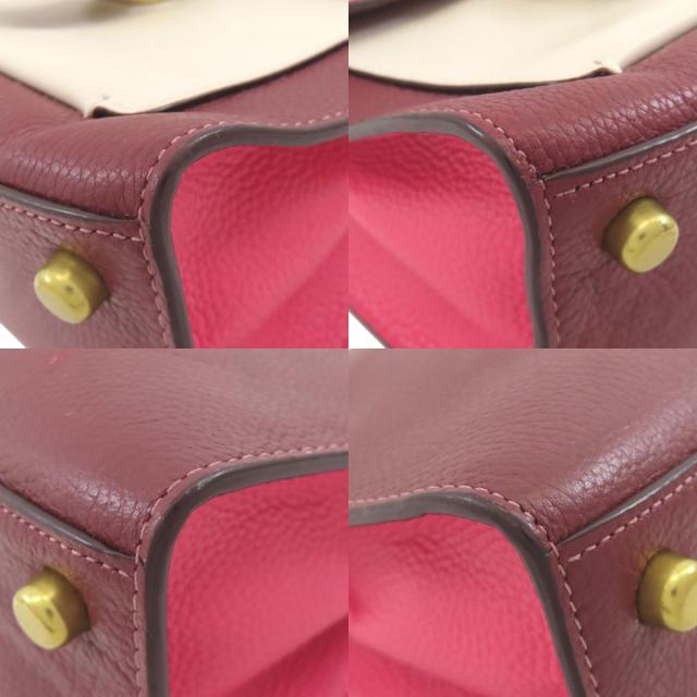 COACH コーチ 625 2WAY ハンドバッグ レザー レディース [中古  