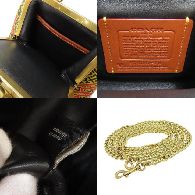 COACH コーチ 4718 キスロック ミッキーコラボ 2WAY ショルダーバッグ