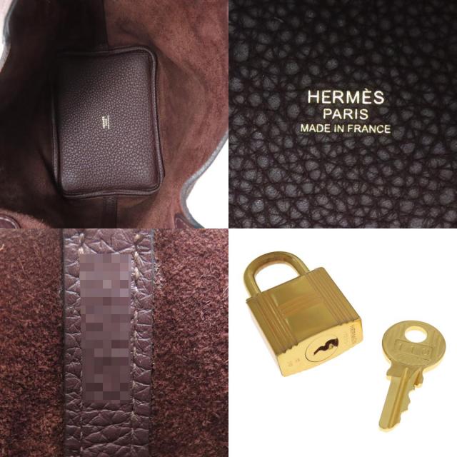エルメス ハンドバッグ ピコタンロックPM ルージュセリエ ゴールド金具