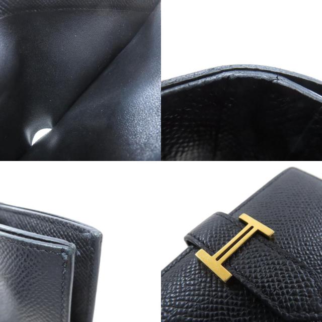 エルメス 二つ折り財布（小銭入れあり） ベアンコンパクト ゴールド金具