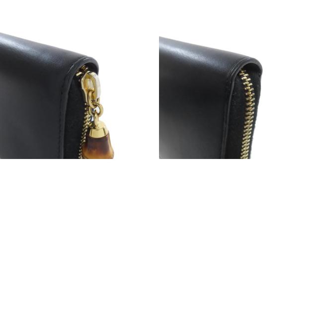 グッチ 長財布（小銭入れあり） 二ムフェア ラウンドファスナー バンブー