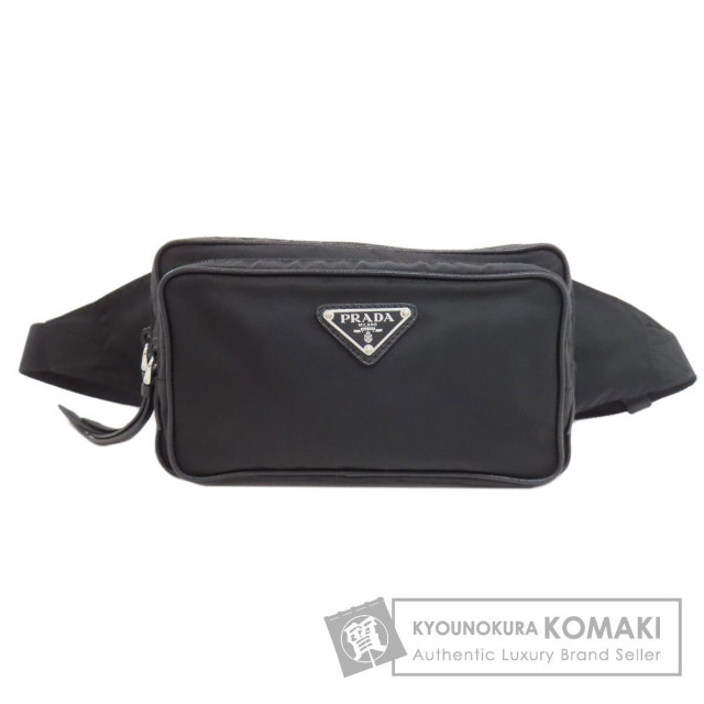 PRADA プラダ ロゴ金具 ボディバッグ ナイロン素材 レディース [中古