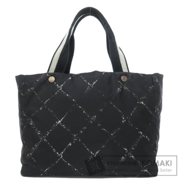 CHANEL シャネル コココクーン シルバー金具 トートバッグ ナイロン