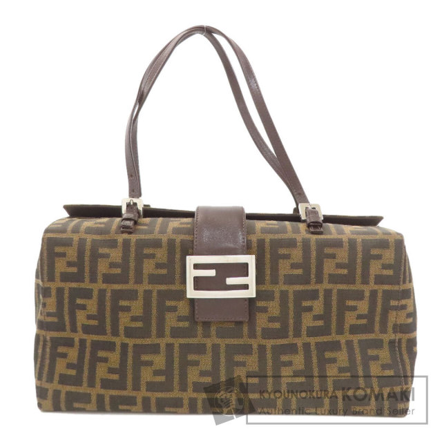 FENDI フェンディ トラ柄 ハンドバッグ キャンバス レディース [中古