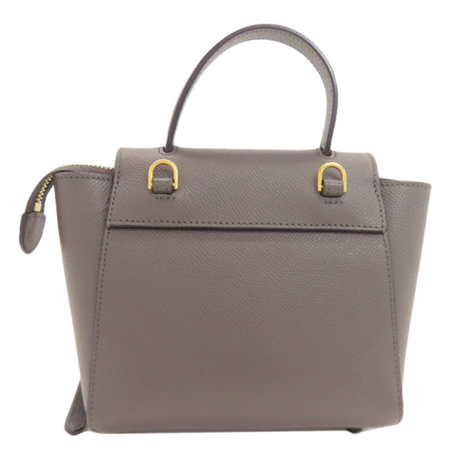 CELINE セリーヌ ベルトバッグ ナノ ハンドバッグ カーフ レディース