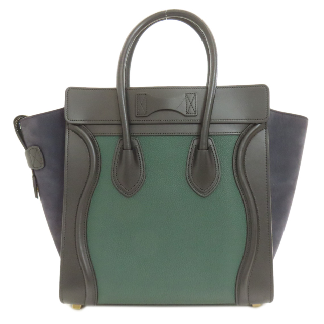 CELINE セリーヌ ラゲージマイクロ ハンドバッグ カーフ レディース