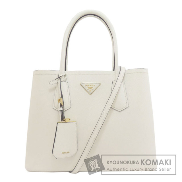 PRADA プラダ PRADA プラダ 1BG887 ダブル ミディアム 2WAY トートバッグ