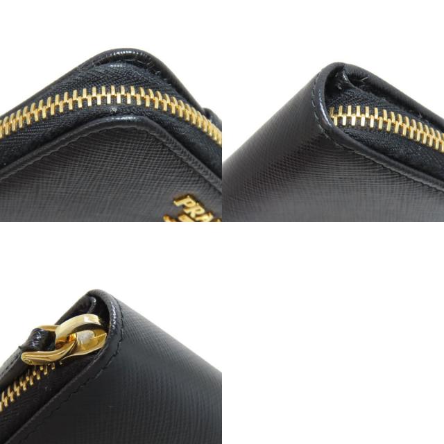 【美品】PRADA プラダ　サフィアーノ　二つ折り財布　ジップ プラダ 二つ折り財布 サフィアーノ メンズ PRADA 2MO738 QHH QME
