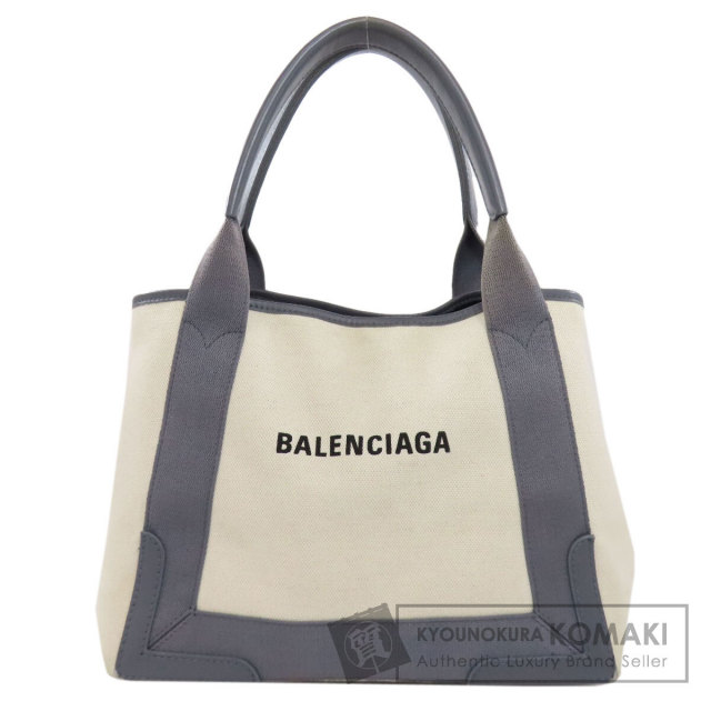 BALENCIAGA バレンシアガ 339936 ネイビーカバス M トートバッグ