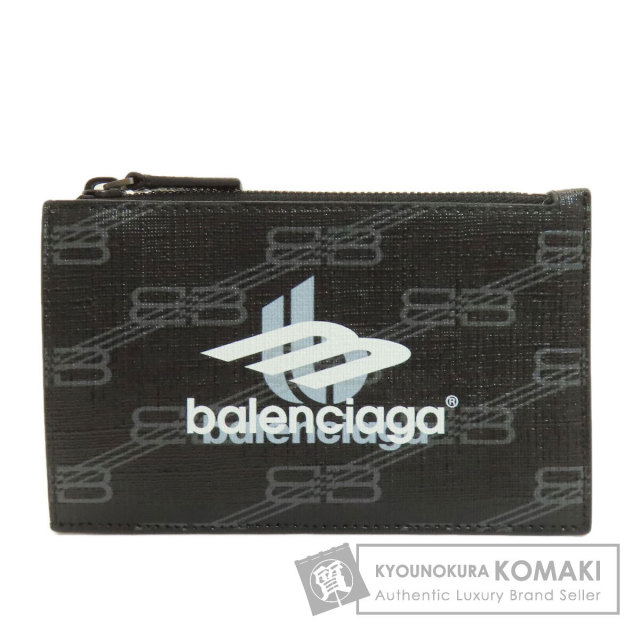 バレンシアガ コインケース ロゴプリント
