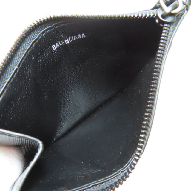 BALENCIAGA バレンシアガ 640535 ロゴプリント コインケース PVC