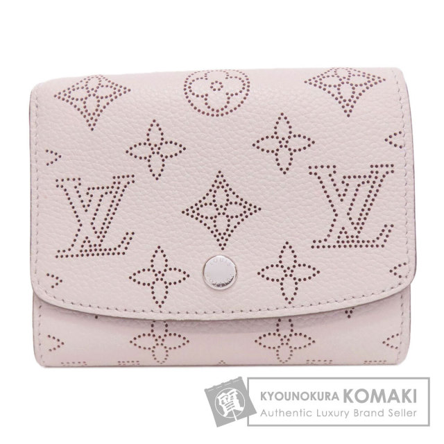 希少 限定色 ルイヴィトン イリス コンパクト 二つ折り財布 マヒナ コンパクト LOUIS VUITTON ルイヴィトン M80316 ポルトフォイユ・イリス