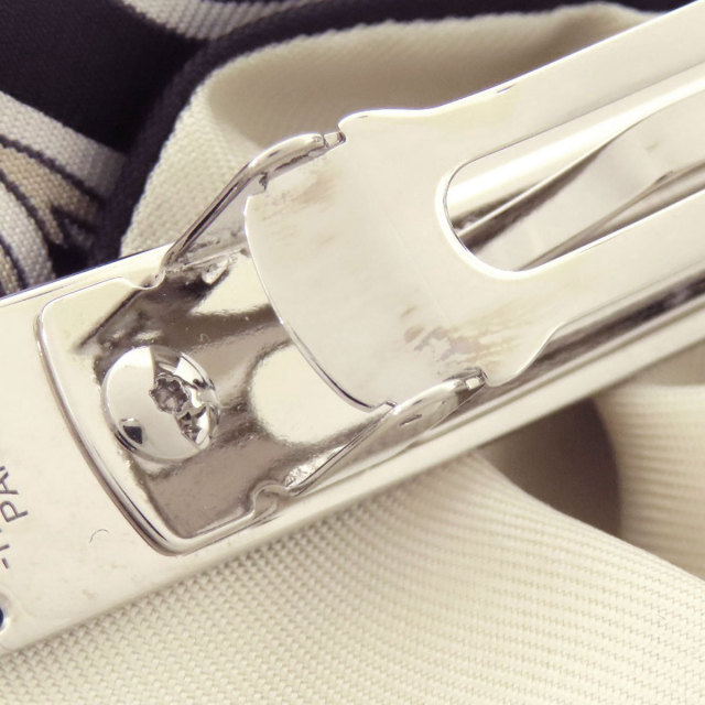 HERMES エルメス エクスリブリス バレッタ シルク レディース [中古