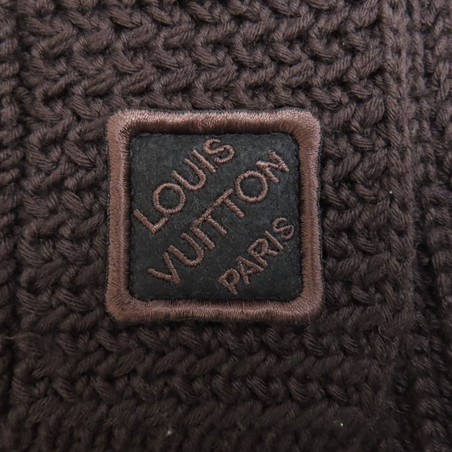 ルイ・ヴィトン マフラー LVロゴ ダミエ柄 　401910 LOUIS VUITTON ルイヴィトン ロゴ ダミエ柄 マフラー ウール