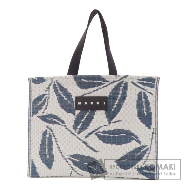 マルニ トートバッグ たたみトート植物柄