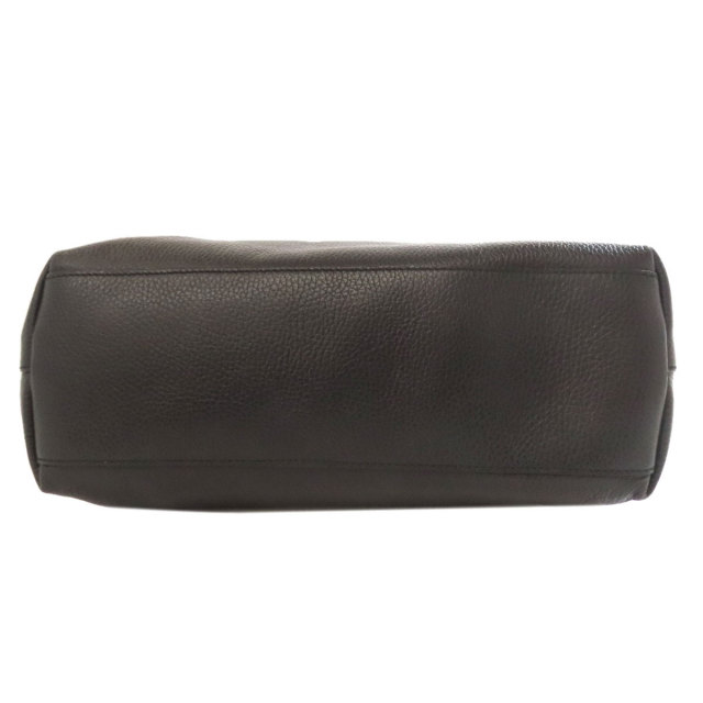 GUCCI　レザー　インターロッキング　セミショルダー　ワンショルダーバッグ　黒 GUCCI グッチ ワンショルダーバッグ 肩掛けカバン Gロゴ