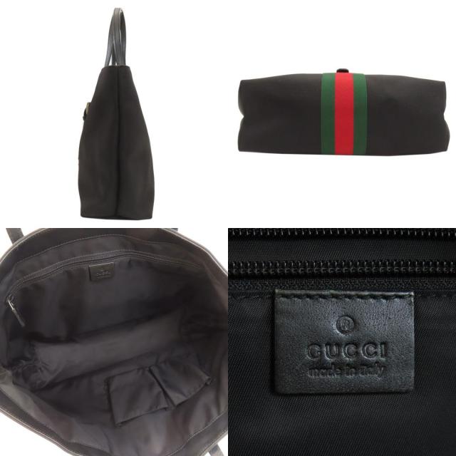 GUCCI グッチ 337070 シェリーライン トートバッグ ナイロン素材