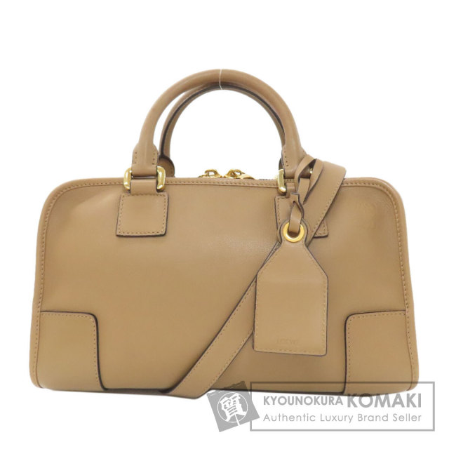 LOEWE ロエベ アマソナ ボストンバッグ レザー レディース [中古