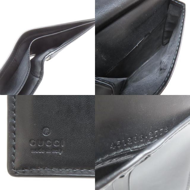 GUCCI グッチ 451266 GGスプリーム スネークプリント 二つ折り財布