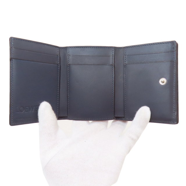 ロエベ 二つ折り財布（小銭入れあり） コンパクトウォレット アナグラム