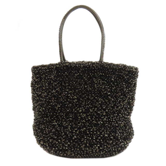 anteprima アンテプリマ　花　ブラック バッグ ANTEPRIMA アンテプリマ ワイヤーバッグ フラワー ハンドバッグ PVC