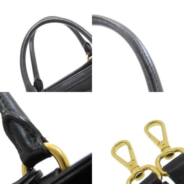 PRADA プラダ フィオッコ 2WAY ハンドバッグ キャンバス レディース