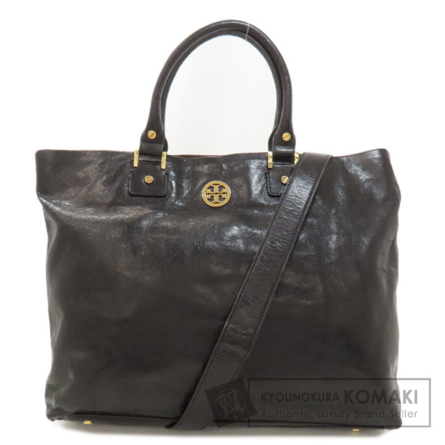 Tory Burch トリーバーチ 2WAY トートバッグ レザー レディース [中古