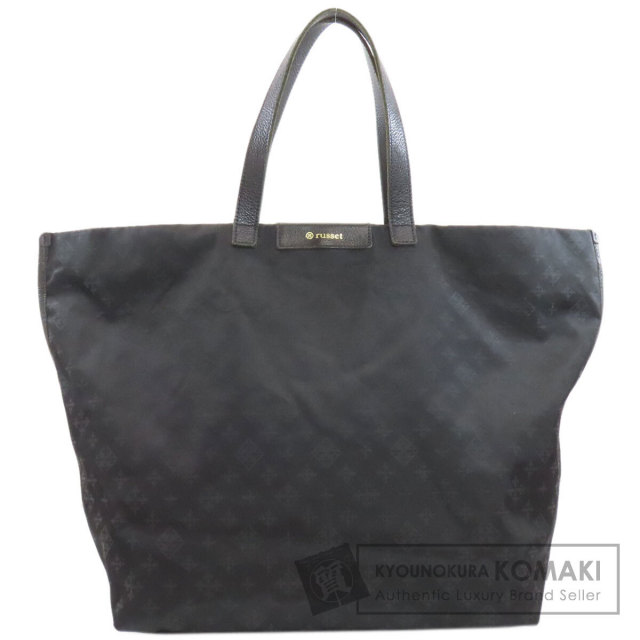 russet ラシット ロゴ トートバッグ ナイロン素材 レディース [中古