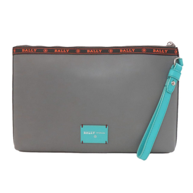 BALLY バリー バリーストライプ クラッチバッグ レザー レディース