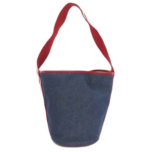 BALLY バリー ロゴ ショルダーバッグ デニム レディース [中古