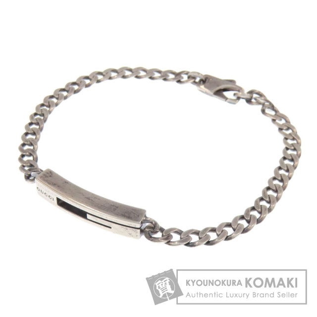 GUCCI グッチ Gカットアウト ブレスレット シルバー レディース [中古