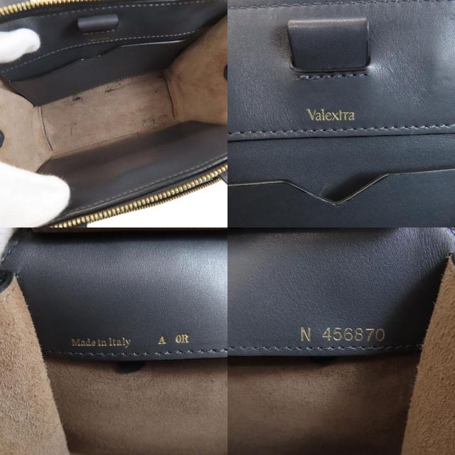 Valextra ヴァレクストラ ミニ パスパトート 2WAY ハンドバッグ レザー