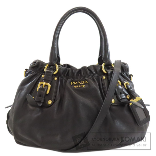 PRADA プラダ 2WAY ハンドバッグ レザー レディース [中古] ブランド京